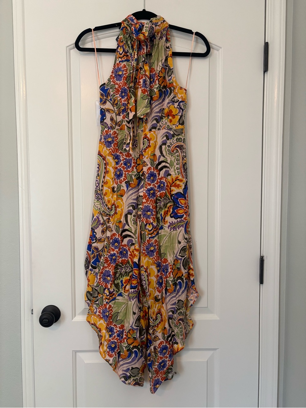 NWT MSK Petite Floral Halter Jumpsuit - Picture 7 of 10